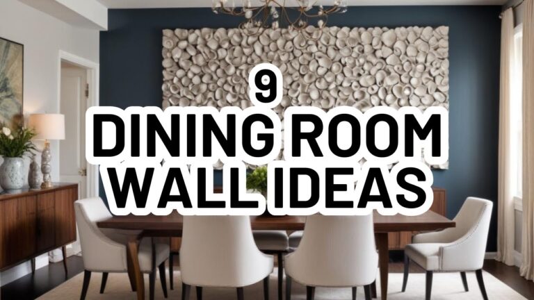 How To Decorate A Long Wall In Dining Room