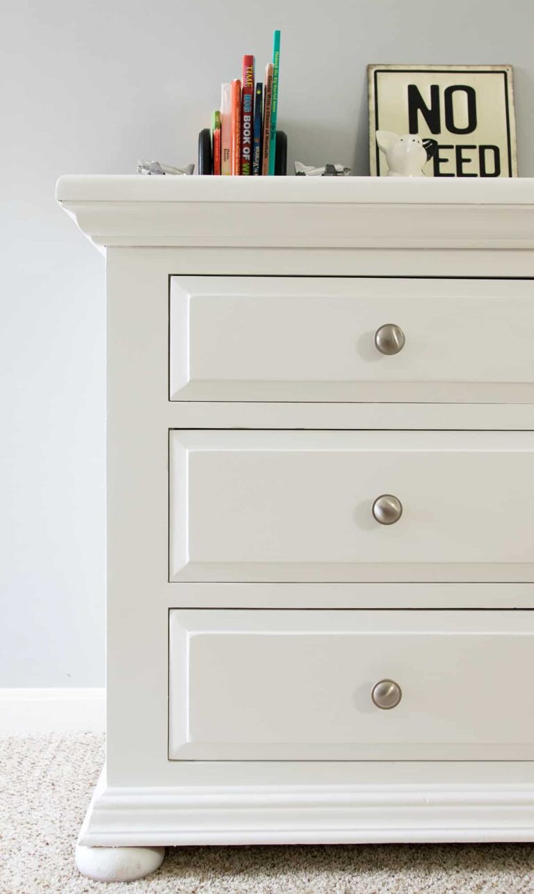 How To Repaint A White Dresser
