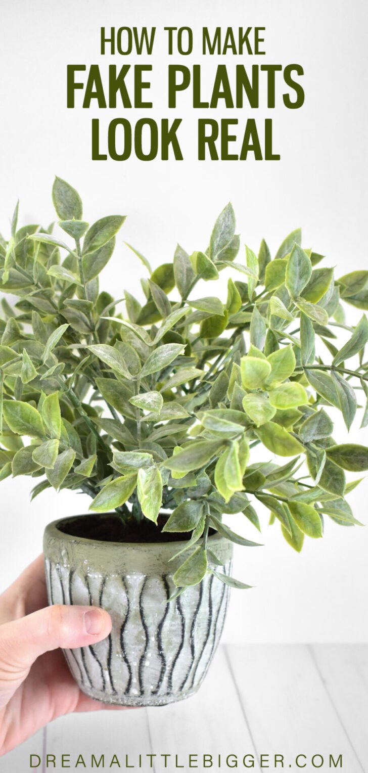 How To Make Fake Plants Look Real