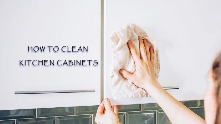 How to Clean Kitchen Cabinets