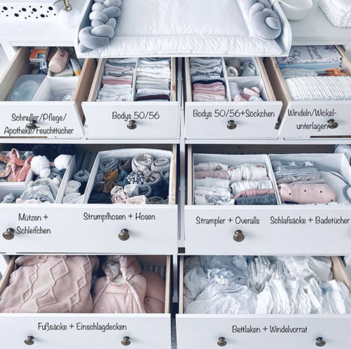 How To Organize Newborn Dresser